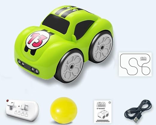 magic RC car with remote green color